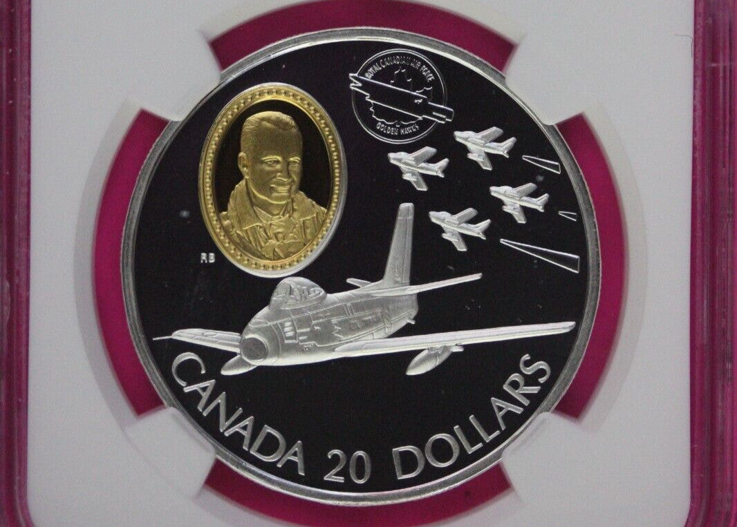 1997 PF 69 Ultra Cameo Canada Aviation Series F-86 Sabre $20 NGC Slab 1068