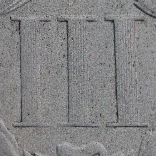 1868 Three 3 Cent Nickel Scarce Semi Key Date Type Coin Philadelphia Mint 24