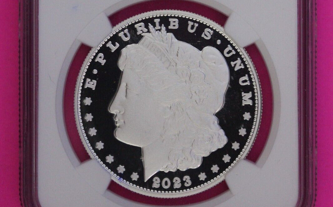 2023 S 10 (PR 70) Morgan Silver Dollar NGC Graded Certified Authentic Slab 89
