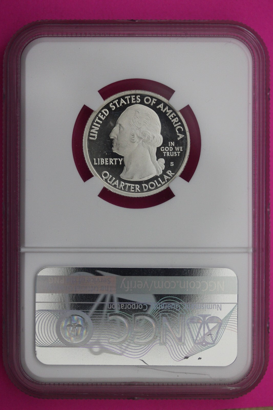 2013 S PF 68 Silver Quarter Fort McHenry NGC Graded Certified Authentic Slab 441