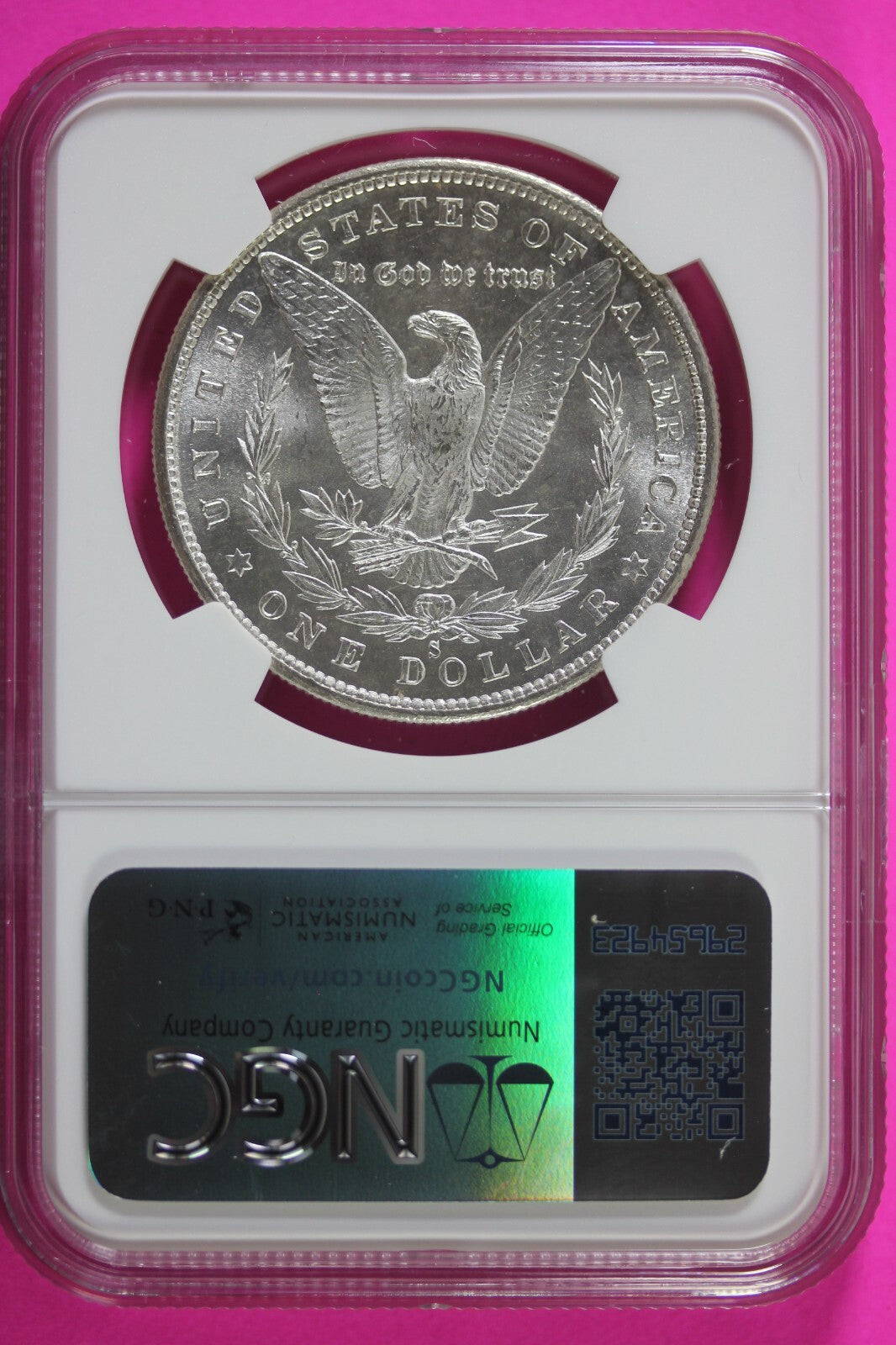 1880 S MS 63 Liberty Morgan Silver Dollar NGC Certified Graded Authentic 676