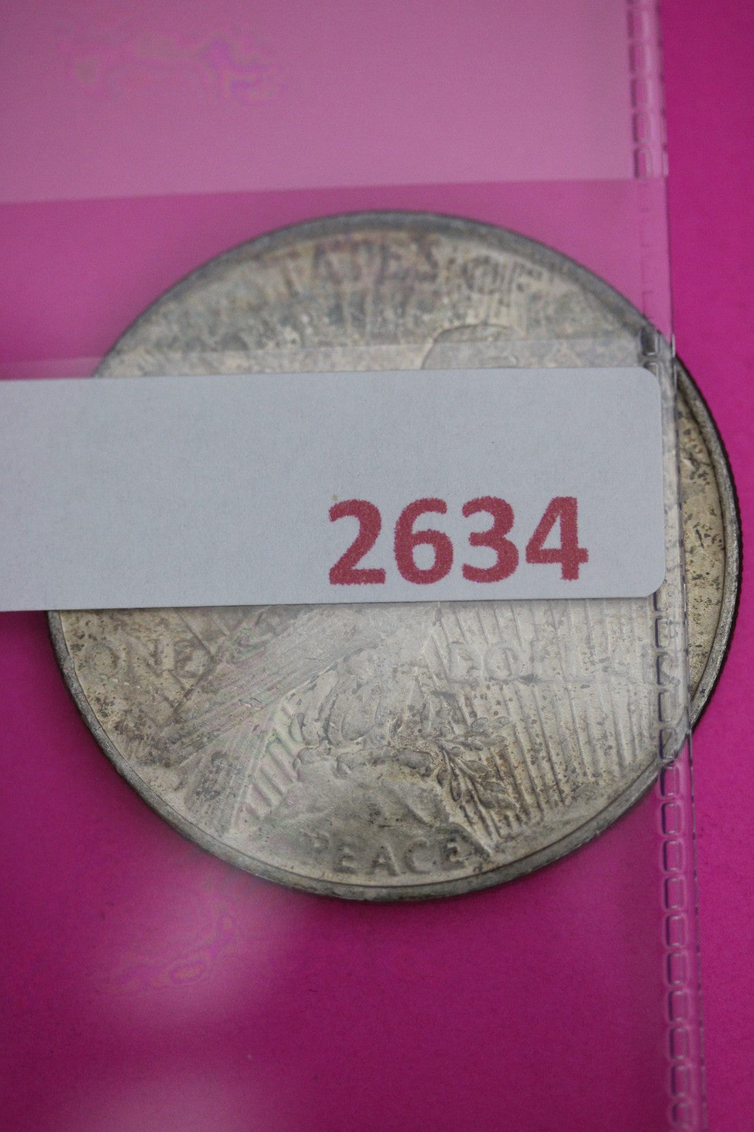 High Grade 1923 P Peace Silver Dollar LIberty Coin Authentic & Genuine 2634