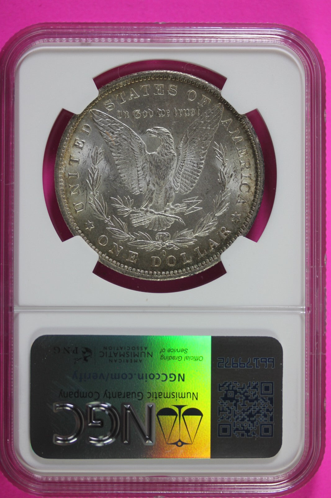 1883 O MS 63 Liberty Morgan Silver Dollar NGC Certified Graded Authentic 660