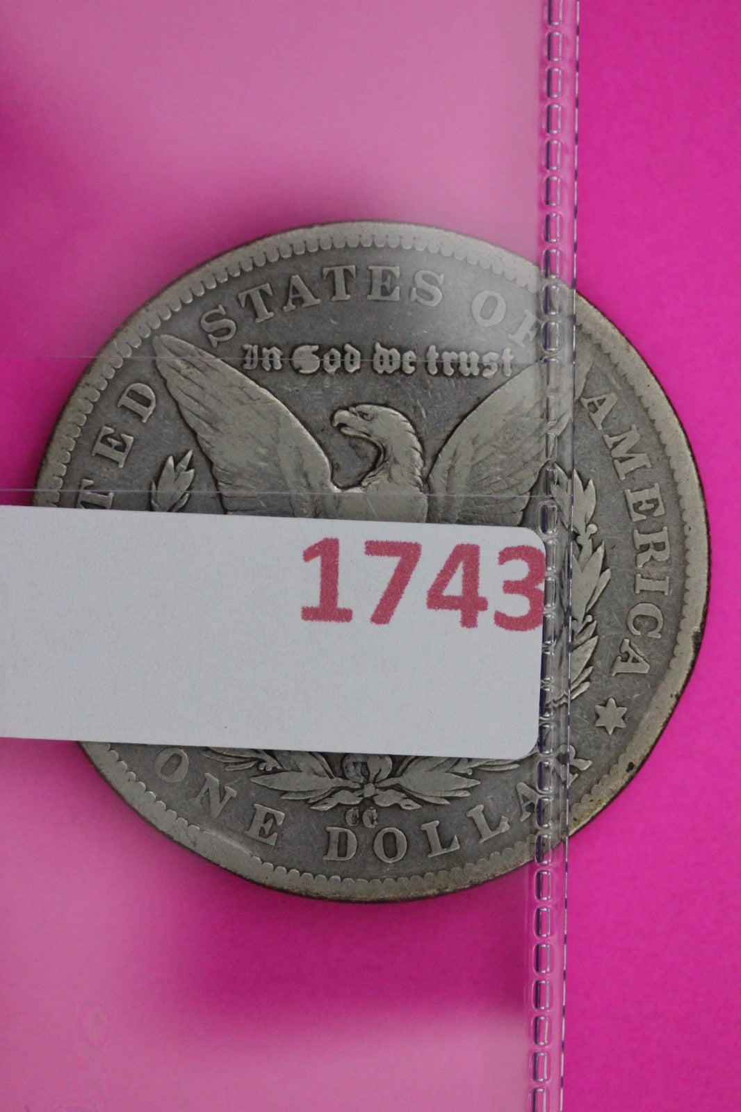 1879 CC Morgan Lady Liberty Silver Dollar Guaranteed Authentic & Genuine 1743