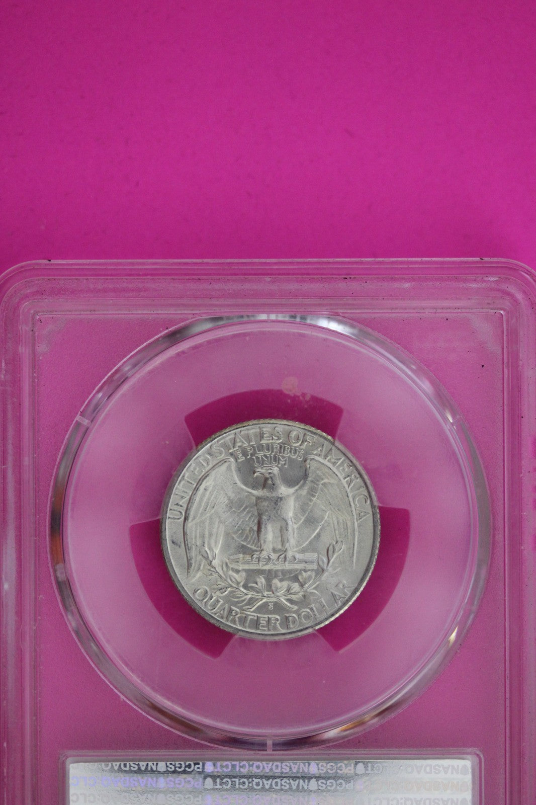 1946 S MS 66 Washington Silver Quarter PCGS Certified Graded Authentic Slab 1261