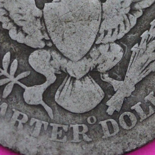 1905 O Barber Liberty Silver Quarter Scarce Semi Key Date New Orleans Mint 33