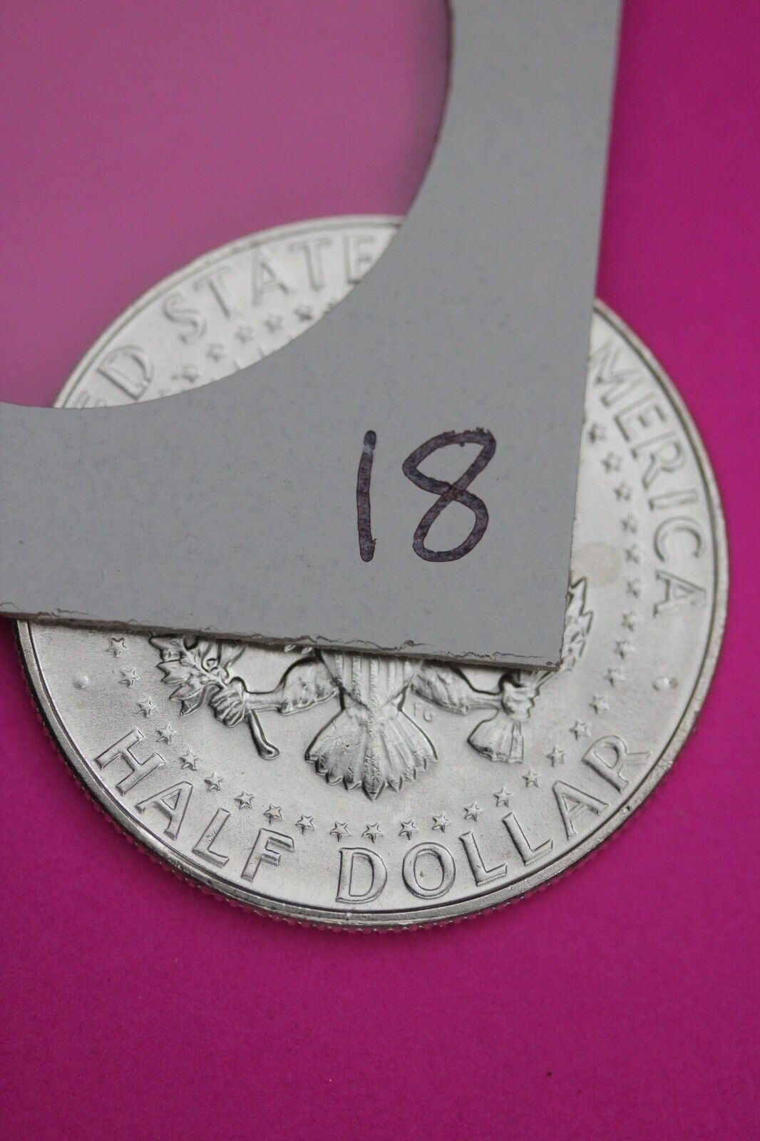 Gem BU 1968 D John F Kennedy Half Dollar 40% Silver Same Coin In Pics TOM 18
