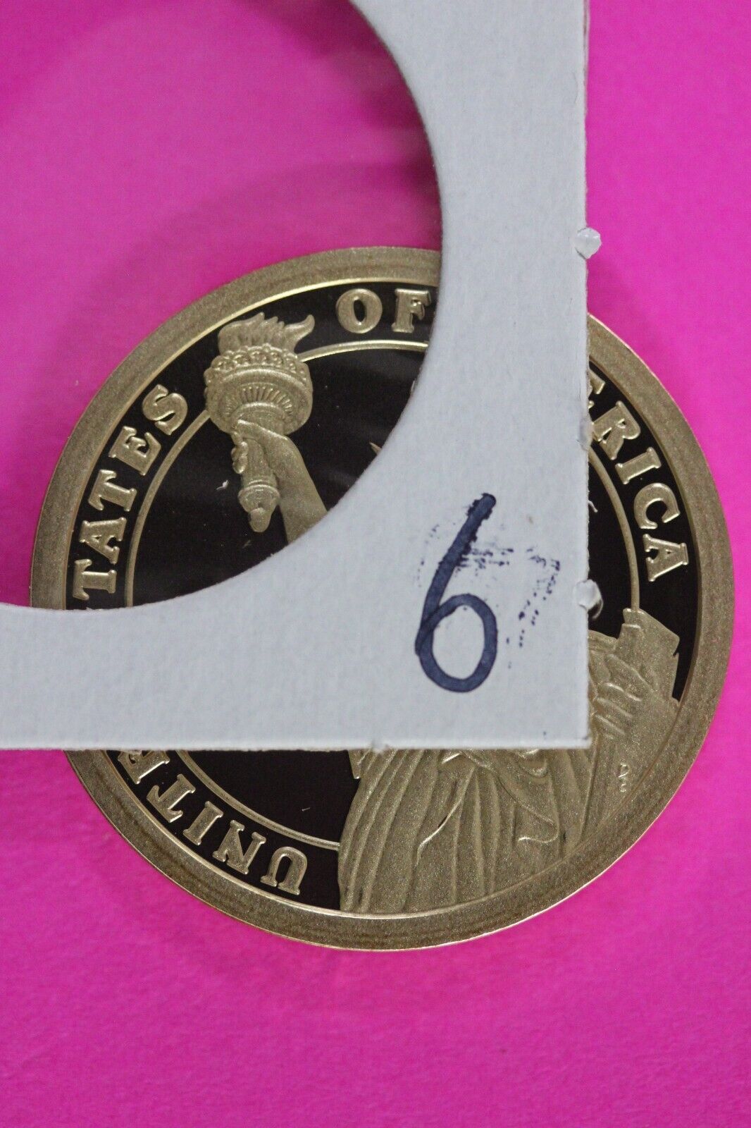 Proof 2012 S Chester Arthur Presidential Dollar DCAM Same Coin In Pics TOM 06