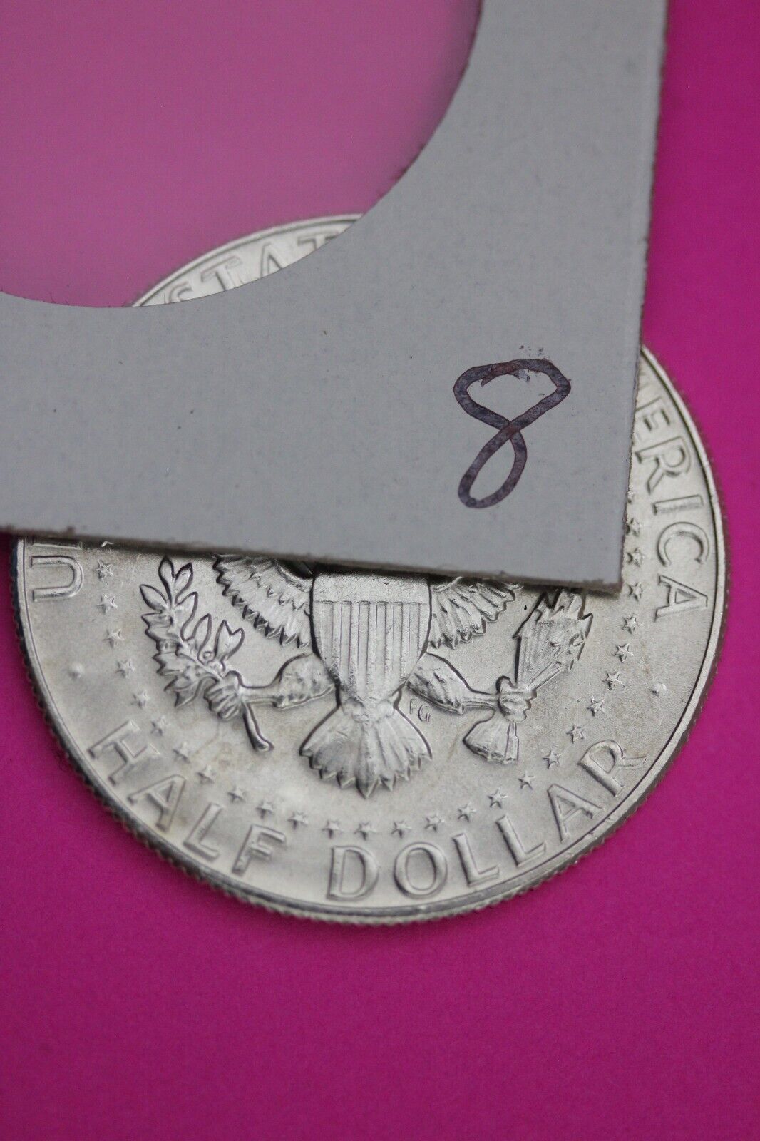 Gem BU 1969 D John F Kennedy Half Dollar 40% Silver Same Coin In Pics TOM 08