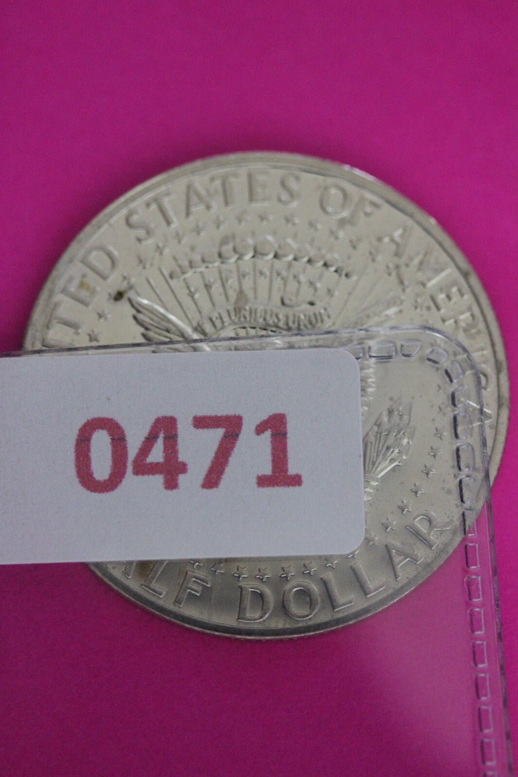 Accented Hair 1964 Proof John F Kennedy Silver Half Dollar Milk Spots N471
