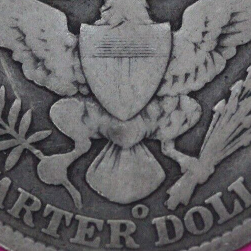 1897 O Barber Liberty Silver Quarter Scarce Semi Key Date New Orleans Mint 70