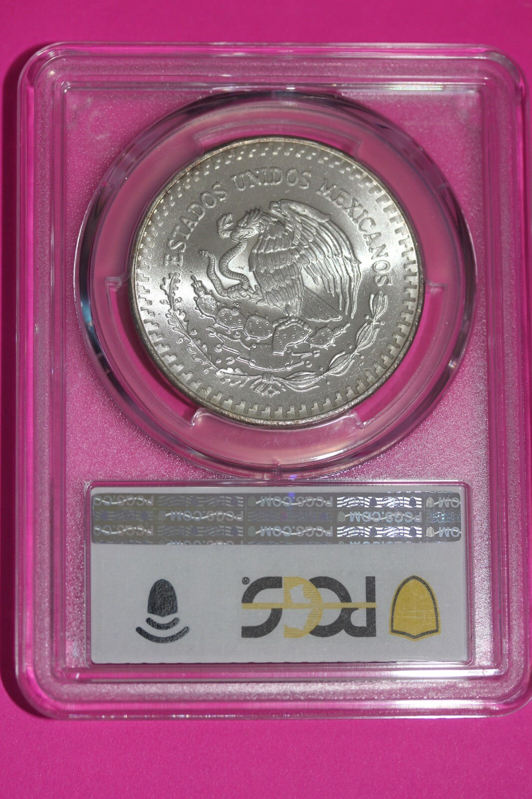 Toned 1983 MS 68 Libertad Mexico 1 OZ Silver Coin PCGS Certified Authentic 222