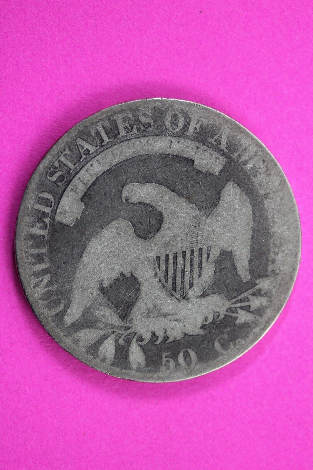 1832 Capped Bust Half Dollar Exact Coin In Pics Silver Rare Semi Key Date 43