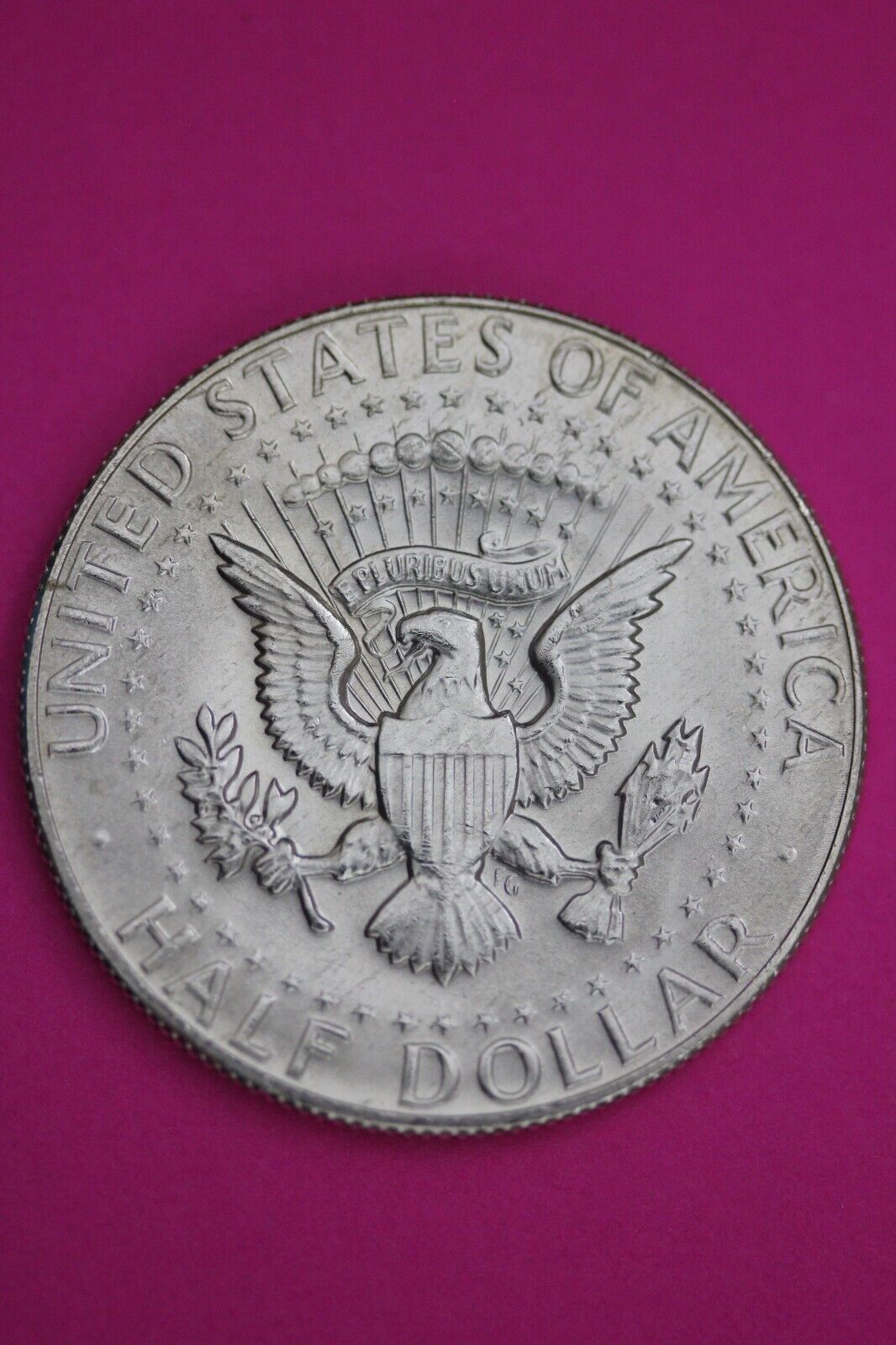 Gem BU 1969 D John F Kennedy Half Dollar 40% Silver Same Coin In Pics TOM 15