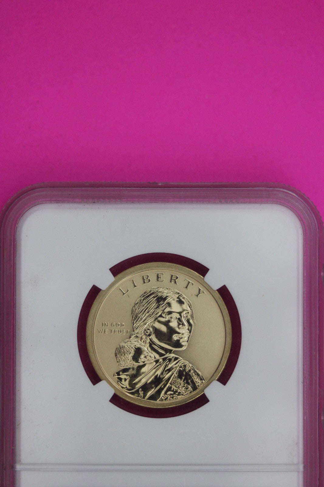 2018 S PR 69 Reverse Proof Sacagawea Dollar Jim Thorpe NGC Certified Genuine 18