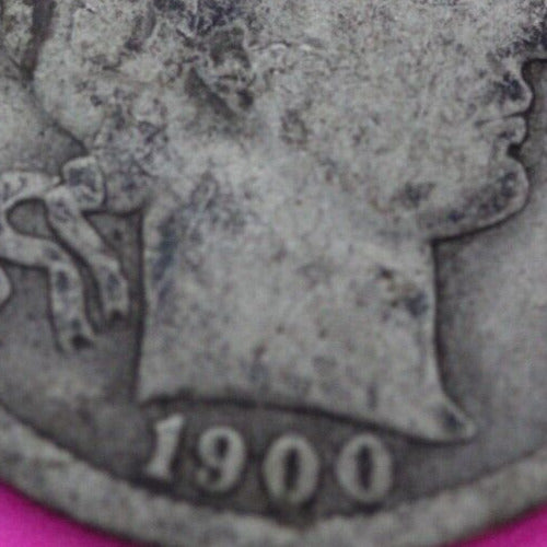 1900 O Barber Liberty Dime Scarce Semi Key Date Silver Coin New Orleans 194