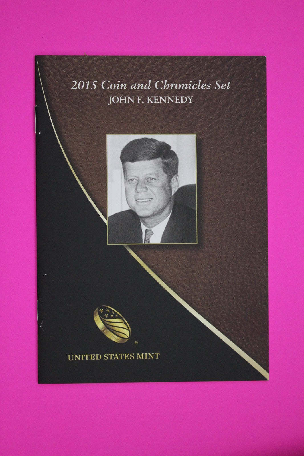Gem 2015 John Kennedy Coins & Chronicles Mint Set 1 Ounce Silver Box & COA 7062
