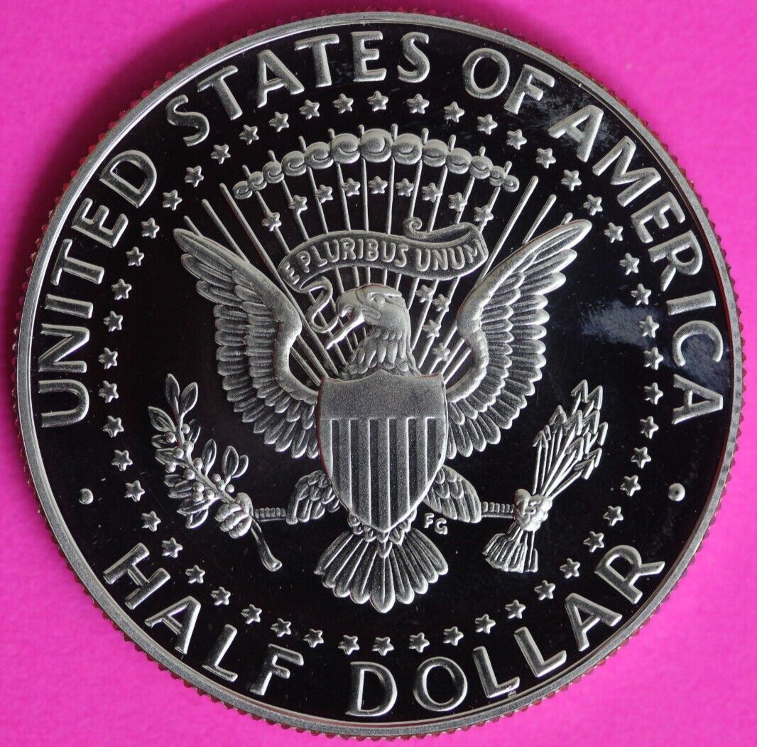 GEM Proof Silver 1999 S John F Kennedy Half Dollar DCam Exact Coin Shown Tom 46