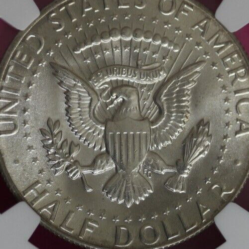 1969 D MS 64 Kennedy Half Dollar NGC Graded Certified Authentic Slab Silver 1381