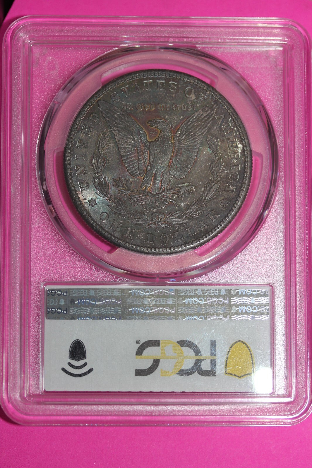 Toned 1881 S MS 64 Liberty Morgan Silver Dollar PCGS Graded Authentic 366