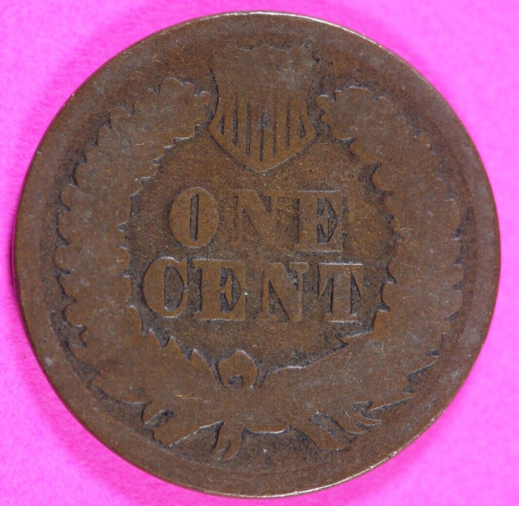 1864 Bronze Indian Head Cent Penny Rare Early Type Coin Exact Coin Pictured 223