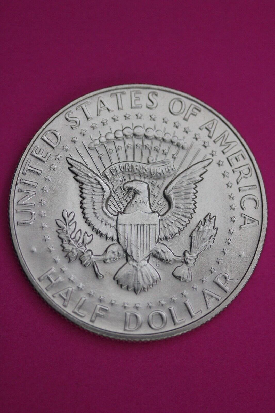 Gem BU 1968 D John F Kennedy Half Dollar 40% Silver Same Coin In Pics TOM 06