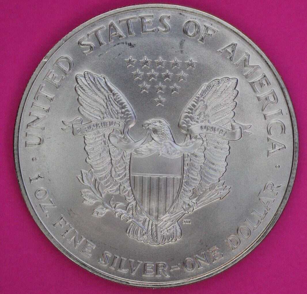 Key Date 1995 BU American Silver Eagle Key Date 1 Ounce 999 Exact Coin Shown 76