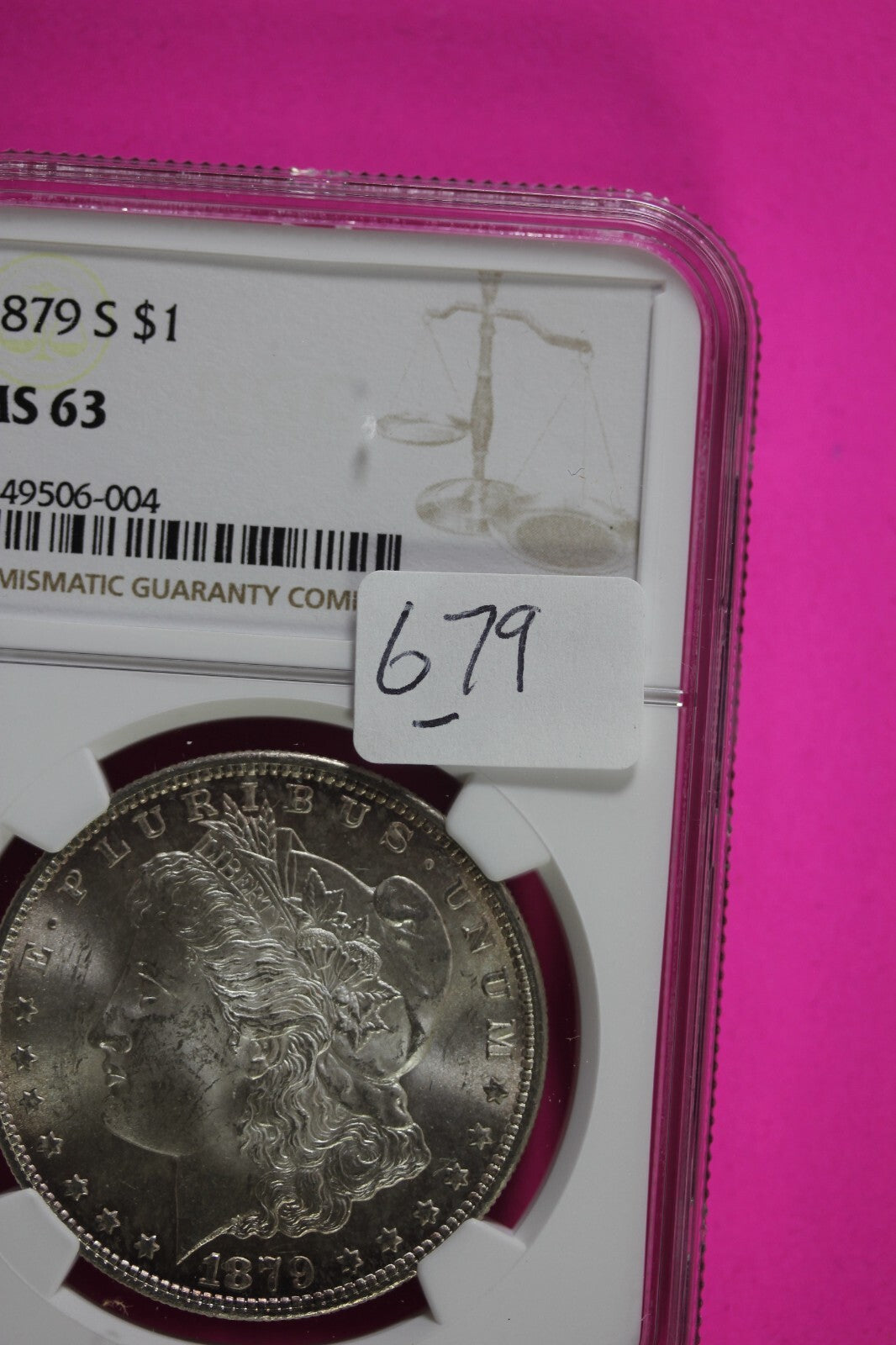 1879 S MS 63 Liberty Morgan Silver Dollar NGC Certified Graded Authentic 679