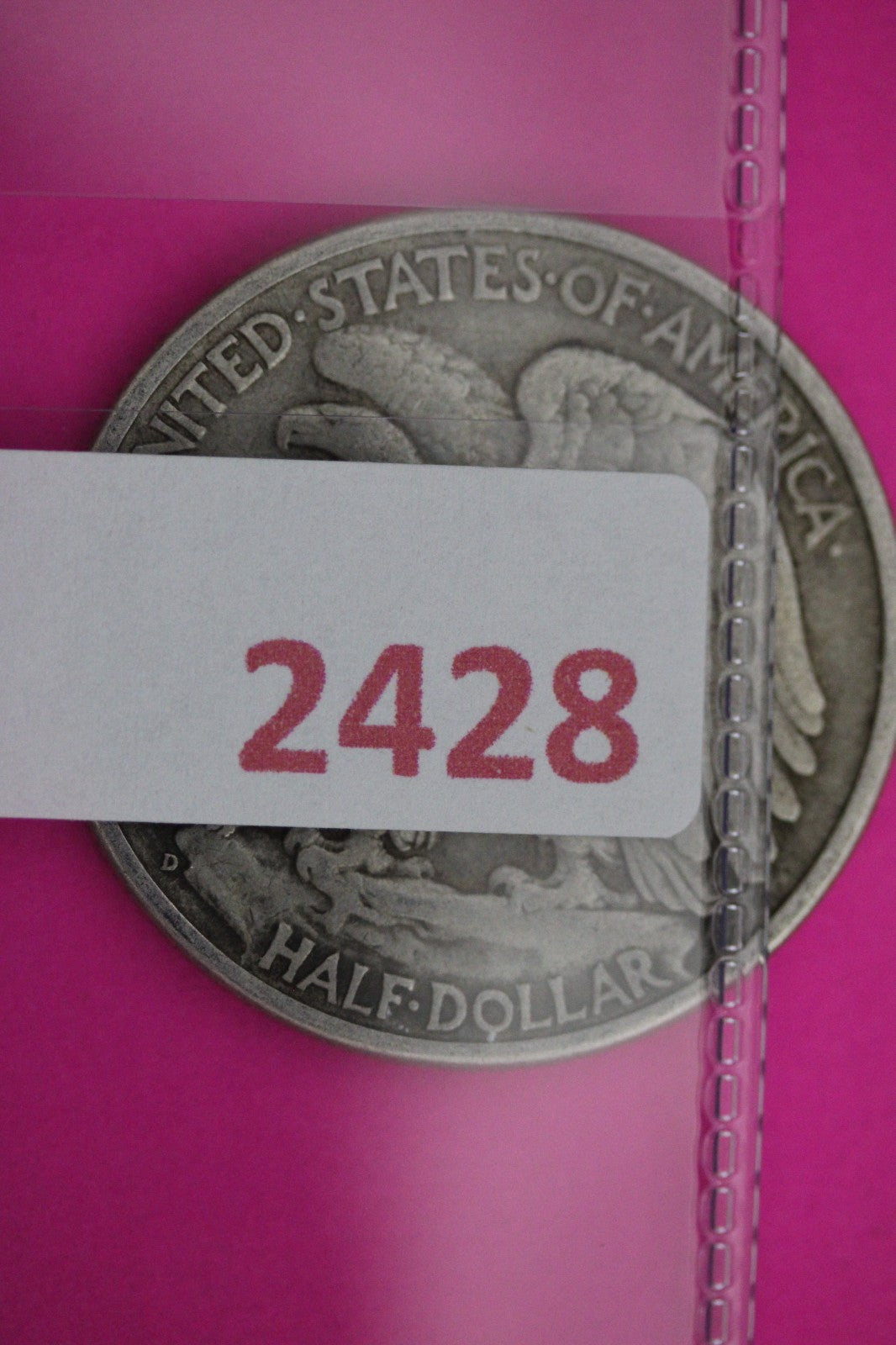 1938 D Walking Liberty Walker Half Dollar Coin Guaranteed Authentic Genuine 2428