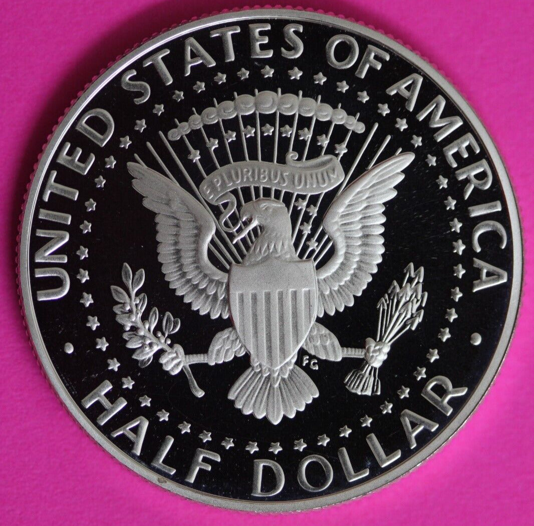 GEM Proof Silver 2007 S John F Kennedy Half Dollar Dcam Exact Coin Shown Tom 23