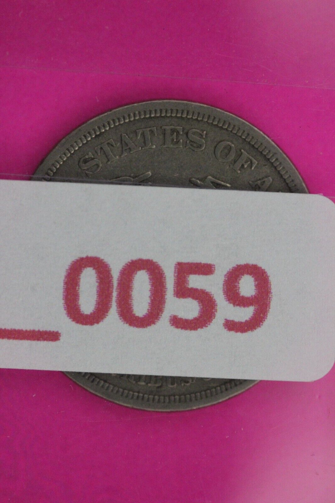 1883 No Cents V Liberty Nickel Scarce Semi Key Date Coin Free Shipping 0059