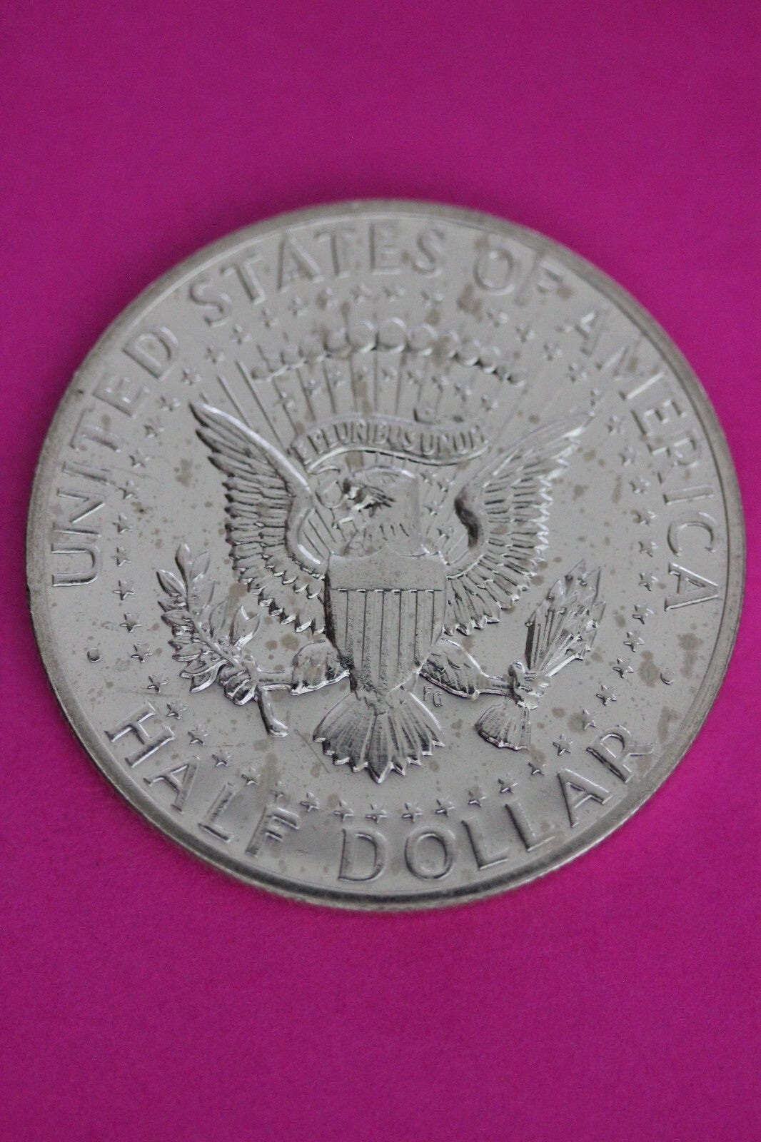 Accented Hair 1964 Proof John F Kennedy Silver Half Dollar Milk Spots N468