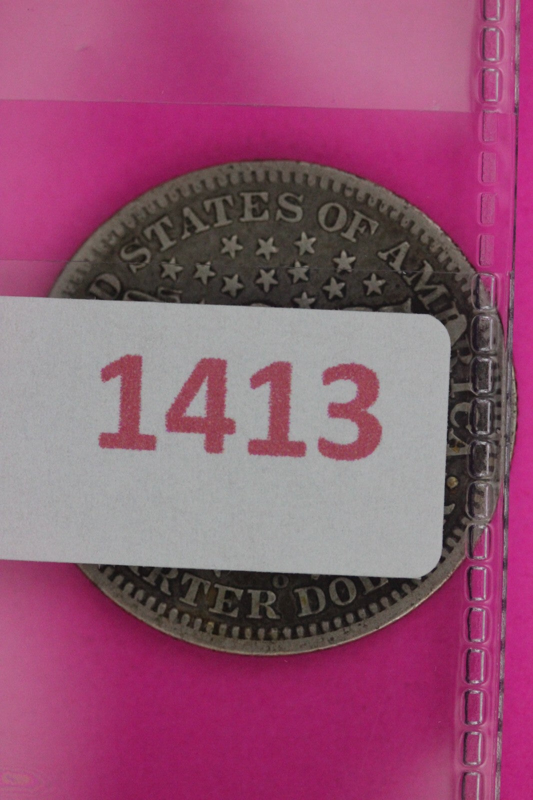 1903 O Barber Liberty Silver Quarter Guaranteed Authentic & Genuine Coin 1413
