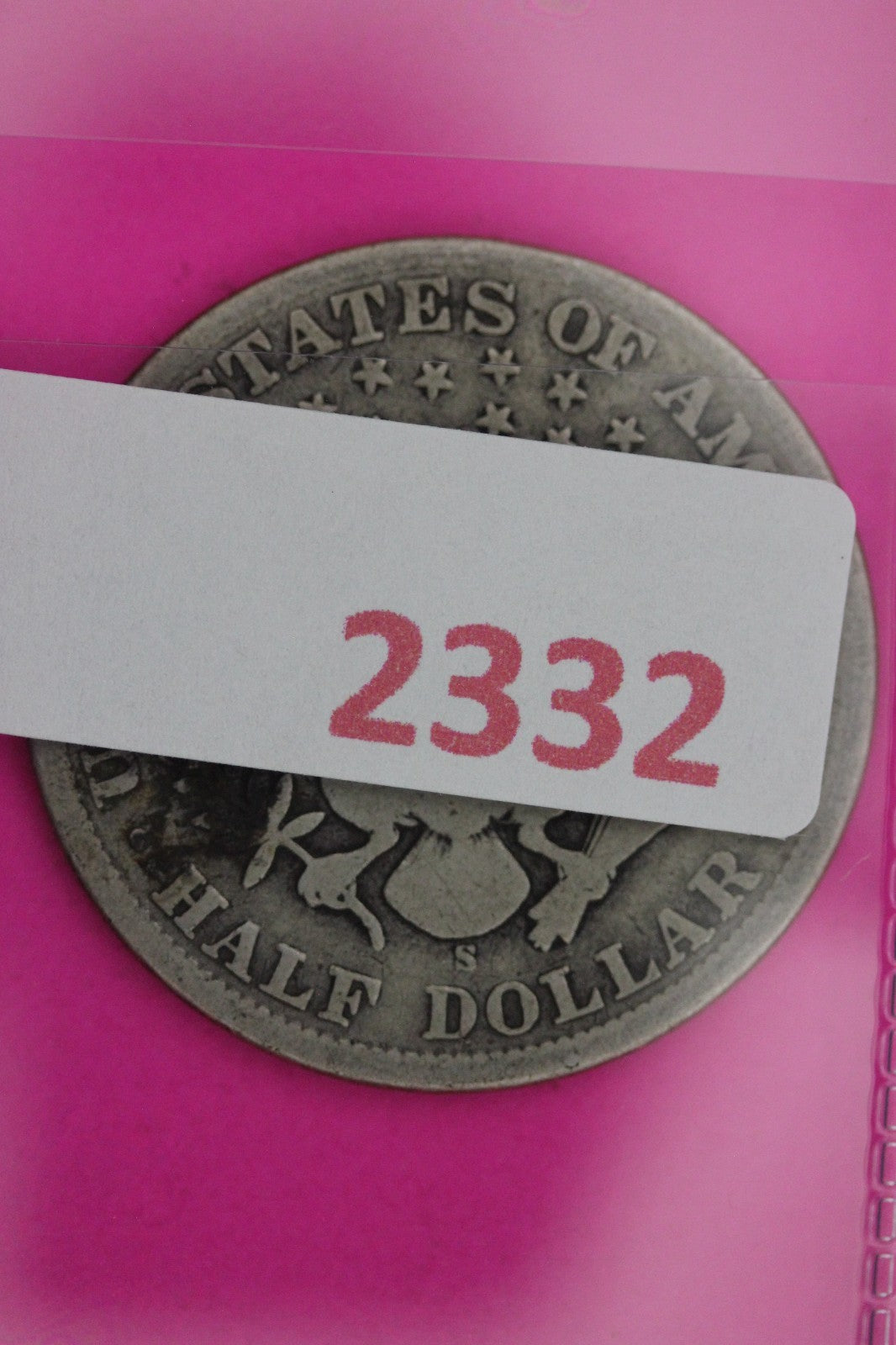 1908 S Barber Liberty Silver Half Dollar Guaranteed Authentic Genuine Coin 2332