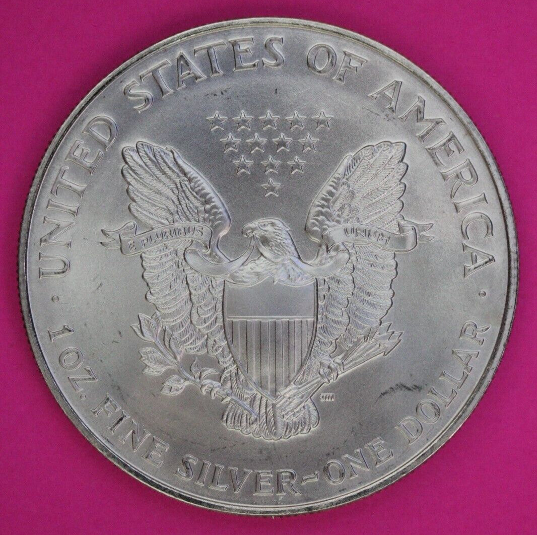Key Date 1995 BU American Silver Eagle Key Date 1 Ounce 999 Exact Coin Shown 52