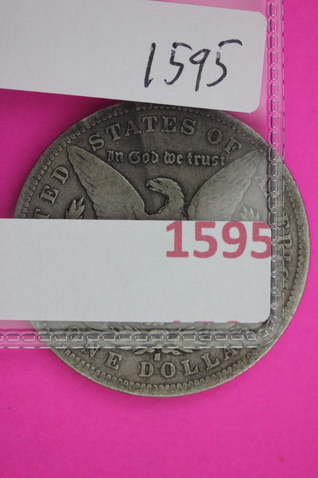 1892 S Morgan Lady Liberty Semi Key Date Silver Dollar Coin Authentic 1595