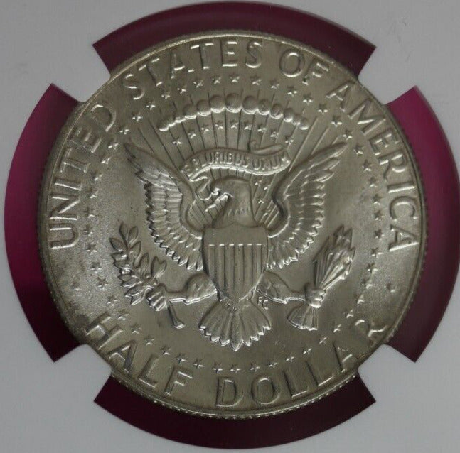 1969 D MS 64 Kennedy Half Dollar NGC Graded Certified Authentic Slab Silver 1375