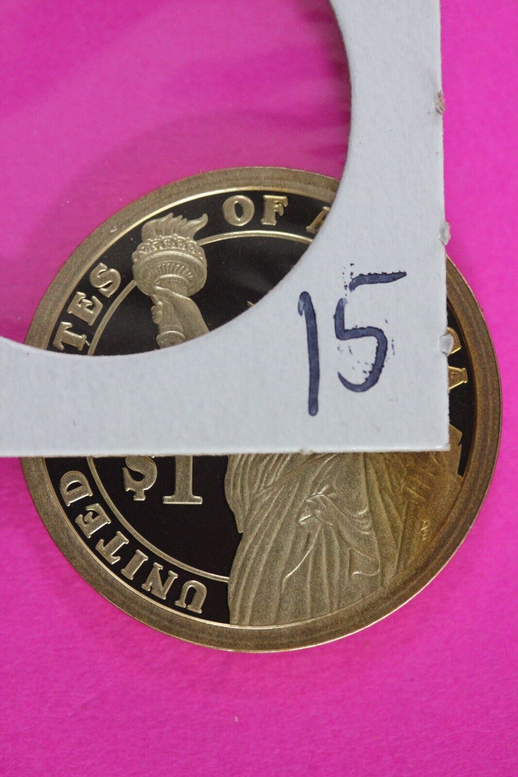 Proof 2012 S Chester Arthur Presidential Dollar DCAM Same Coin In Pics TOM 15