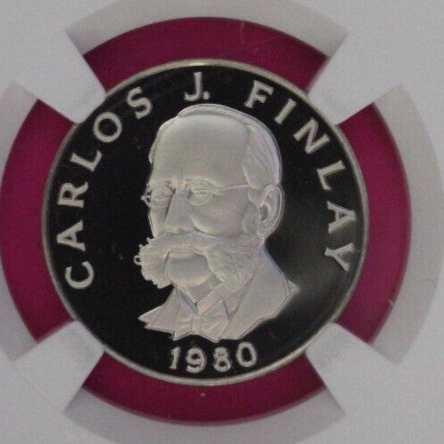 1980 Panama PF 69 Ultra Cameo Proof 5 Centesimos NGC Certified Graded Slab 794