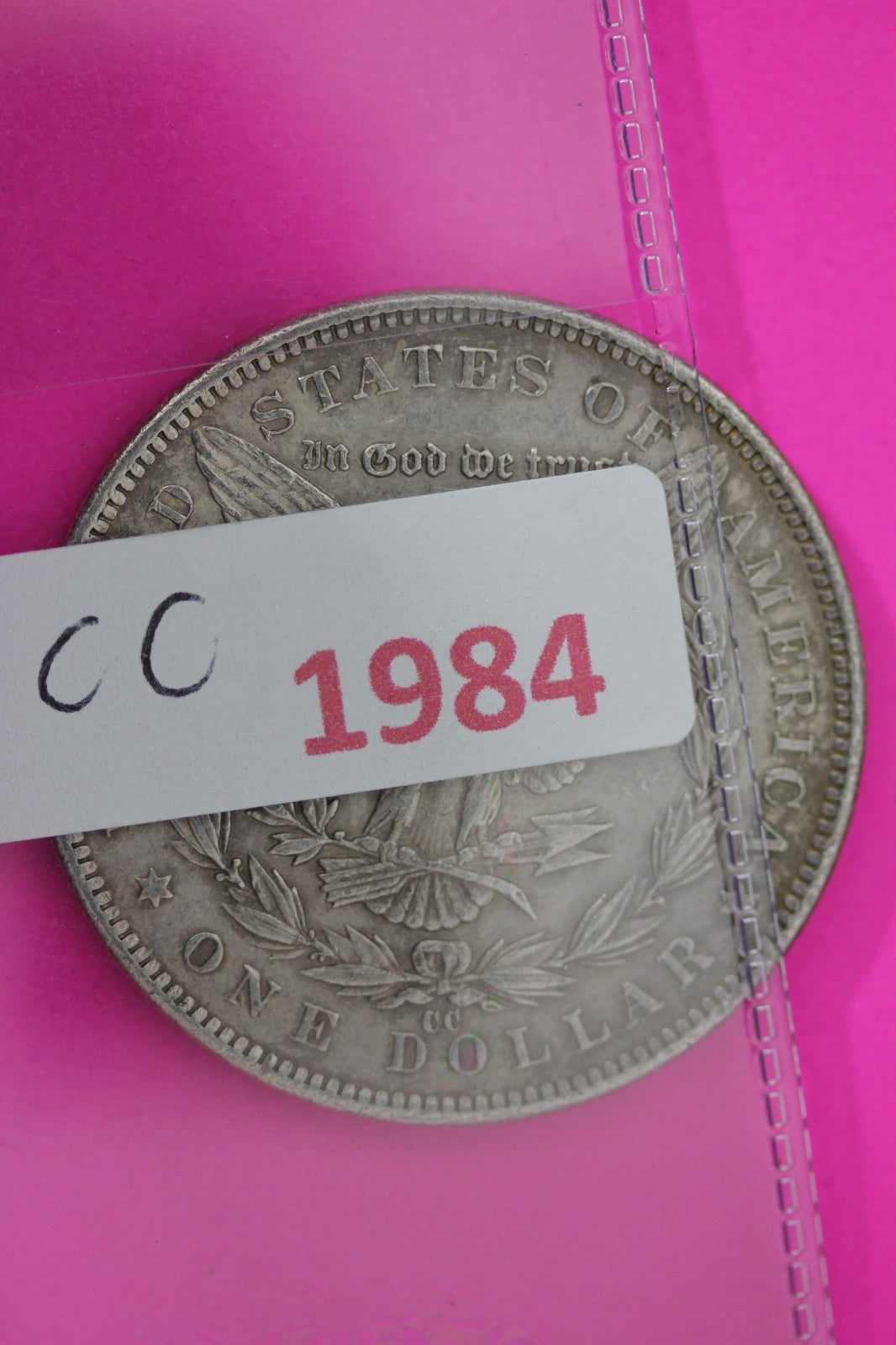 1891 CC Morgan Silver Dollar Coin Guaranteed Authentic USA American Seller 1984