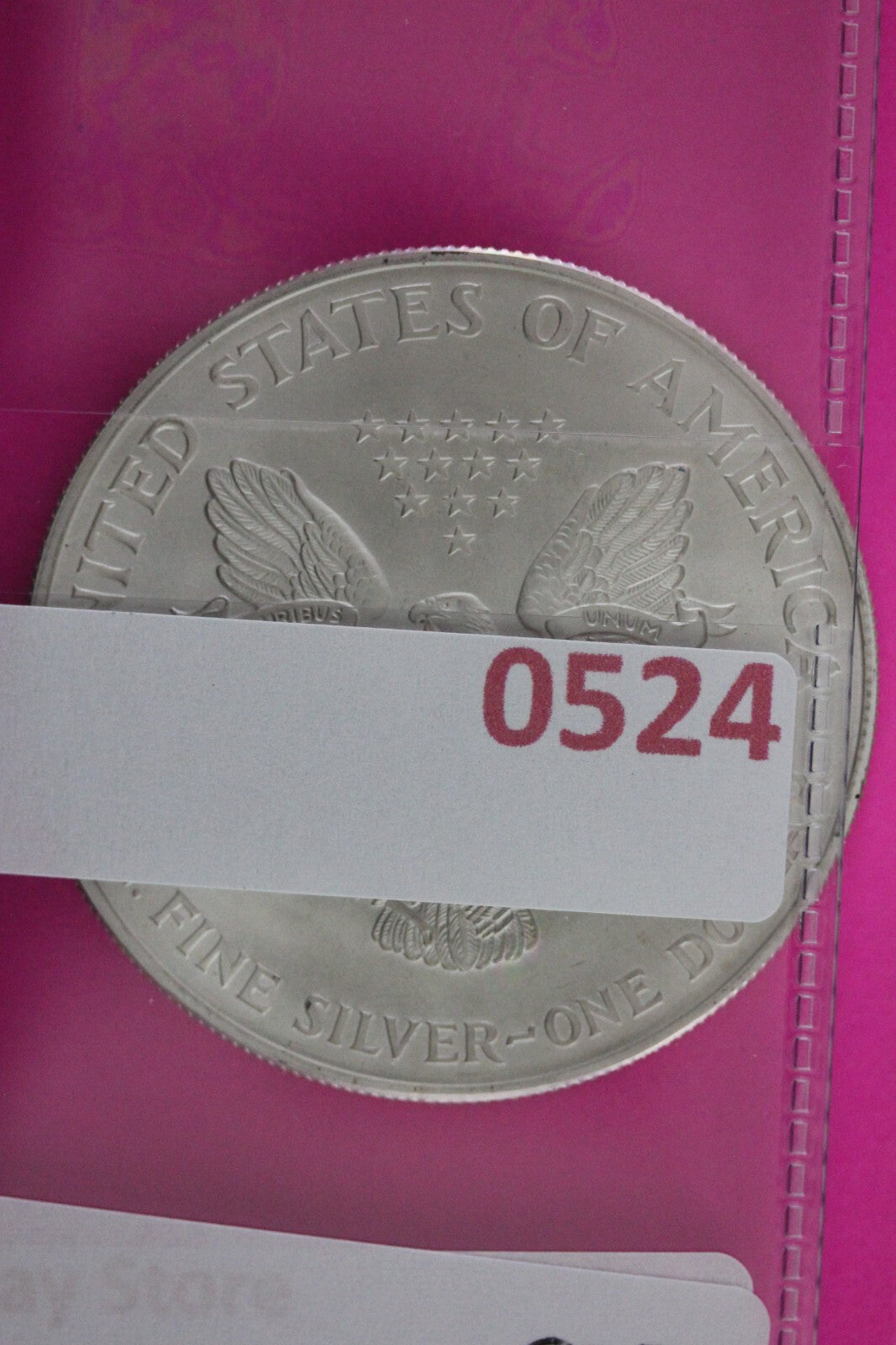 Colorized 1998 American Silver Eagle 1 Ounce .999 Fine Exact Coin Shown N0524