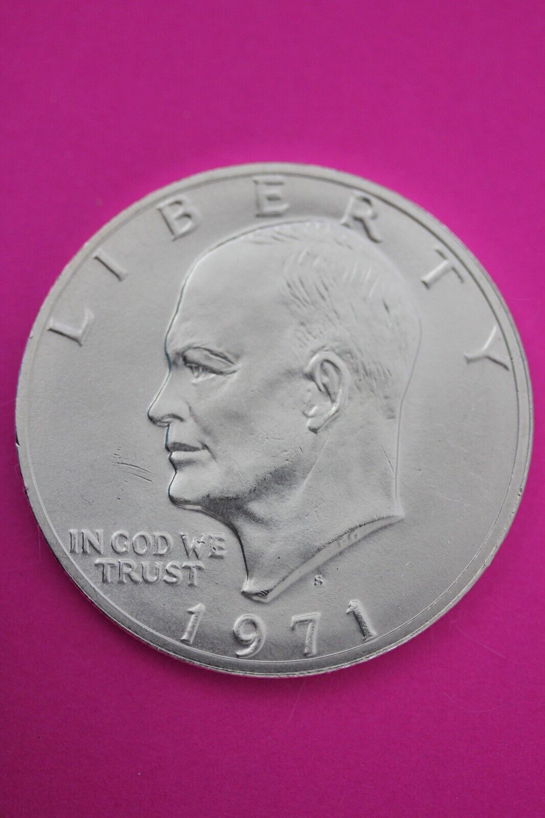 Gem BU 1971 S Ike Eisenhower 40% Silver Dollar You Get Same Coin In Pics TOM 18