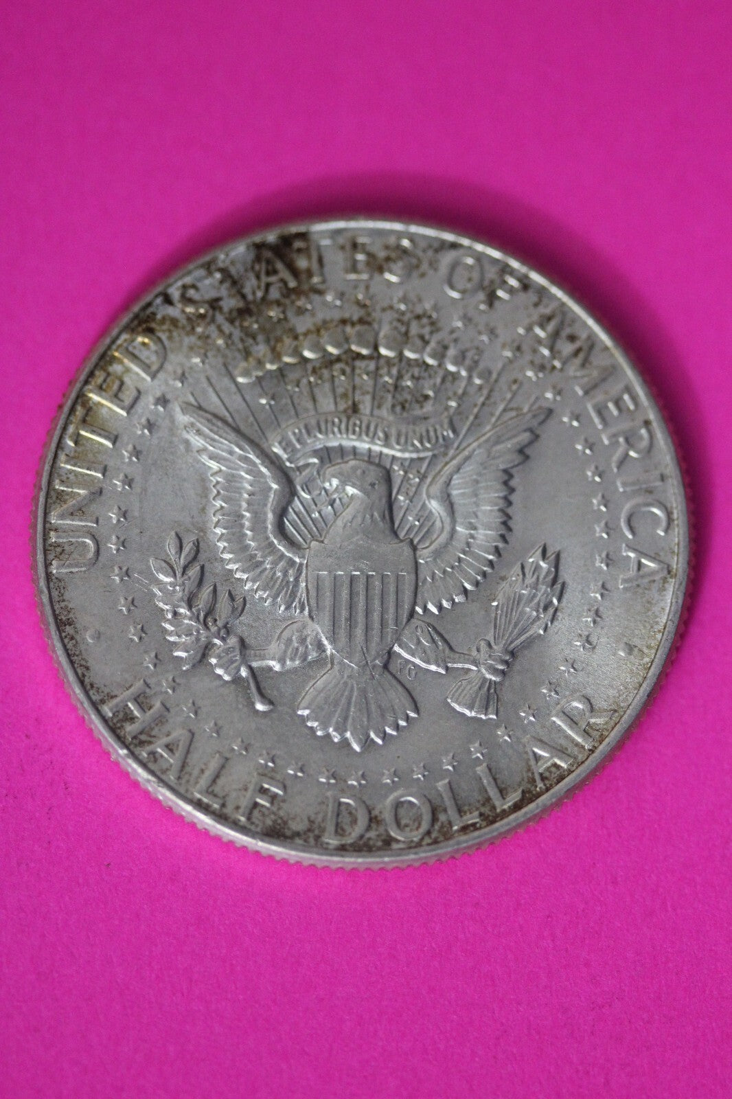 Nicely Toned 1964 P John F Kennedy Silver Half Dollar Exact Gem Coin Shown 01