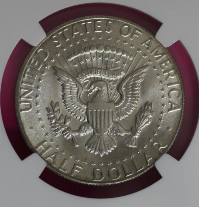 1969 D MS 64 Kennedy Half Dollar NGC Graded Certified Authentic Slab Silver 1381