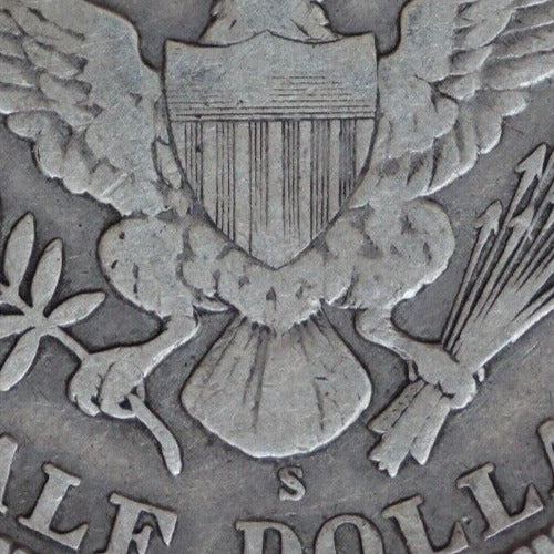 1909 S Barber Liberty Half Dollar Silver Coin Better Grade San Francisco Mint 88