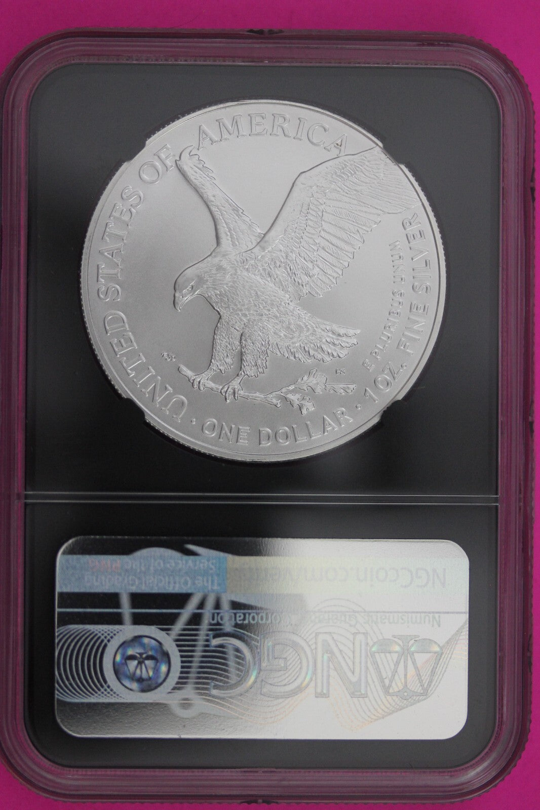 2022 MS 70 Silver Eagle David Ryder Coin NGC Certified Graded Authentic Slab 638