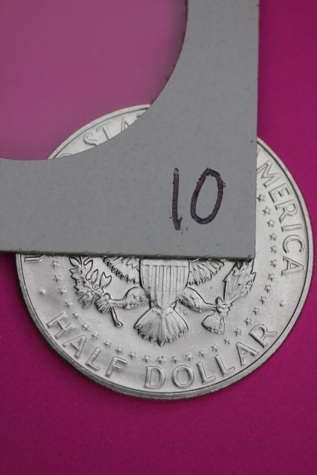 Gem BU 1968 D John F Kennedy Half Dollar 40% Silver Same Coin In Pics TOM 10