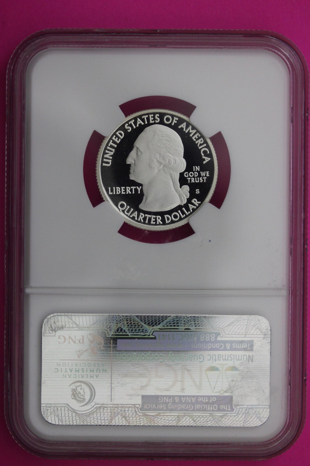 2010 S PF 70 Silver Quarter Mount Hood National Park NGC Graded Certified 457