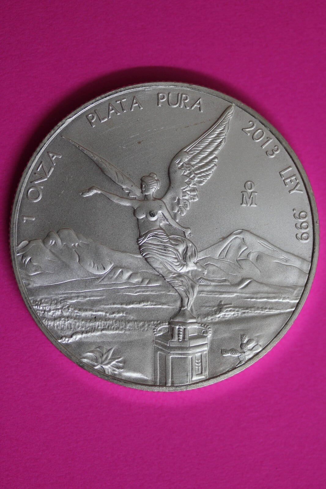 Gem BU 2013 Mexico Libertad Same Coin In Pics 1 Onza 1 OZ .999 Silver Coin 180