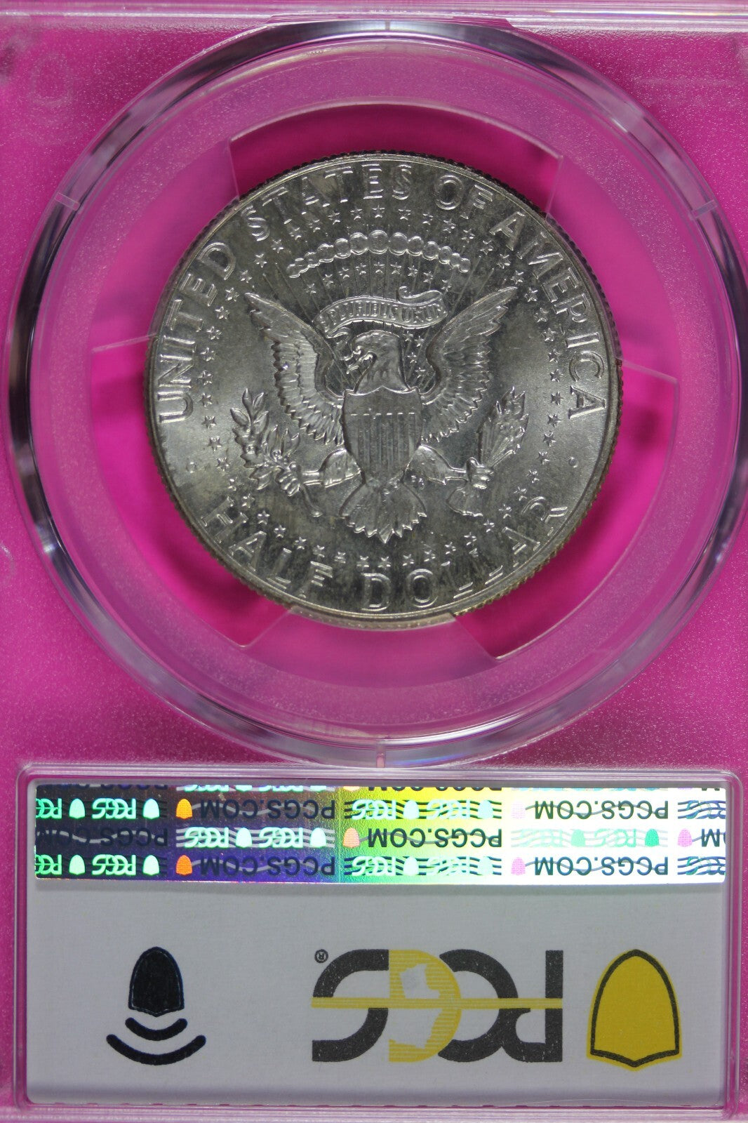 Toned 1968 D Silver MS 65 John F Kennedy Silver Half Dollar PCGS Graded Slab 149